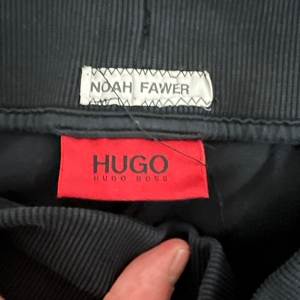 Mens S Black Hugo Boss Joggers
